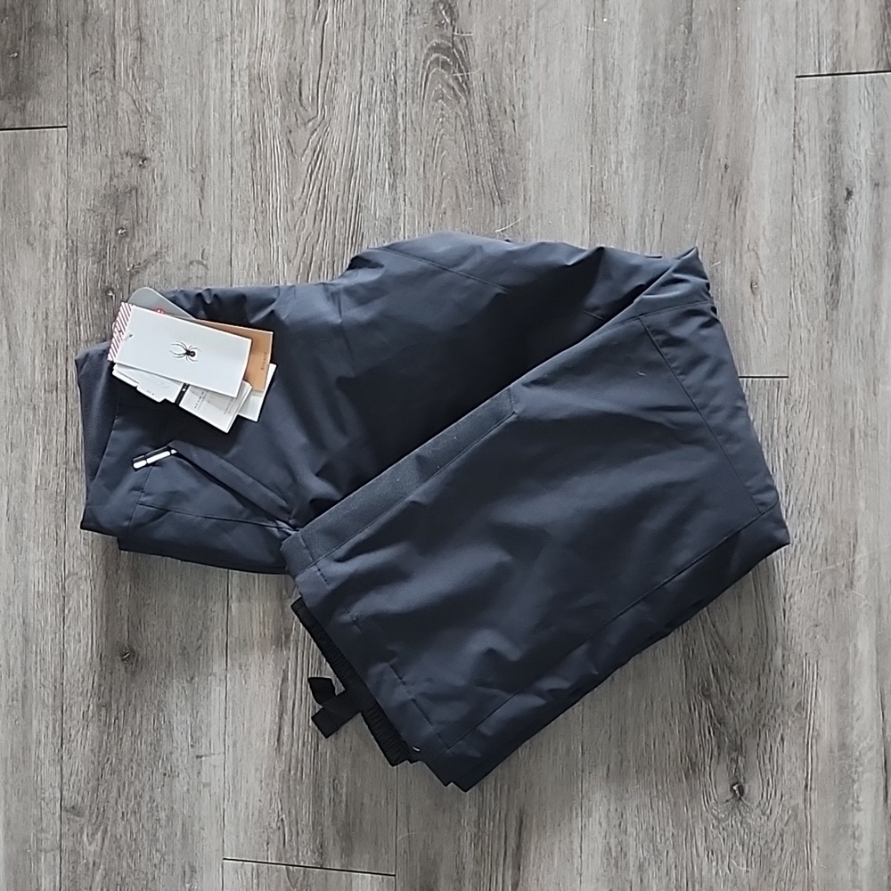 Womens Spyder Snow Black Insulated Mid Rise Large Pants